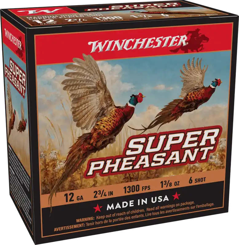 Winchester Super Pheasant Magnum 12 Gauge High Brass Shotgun Shells