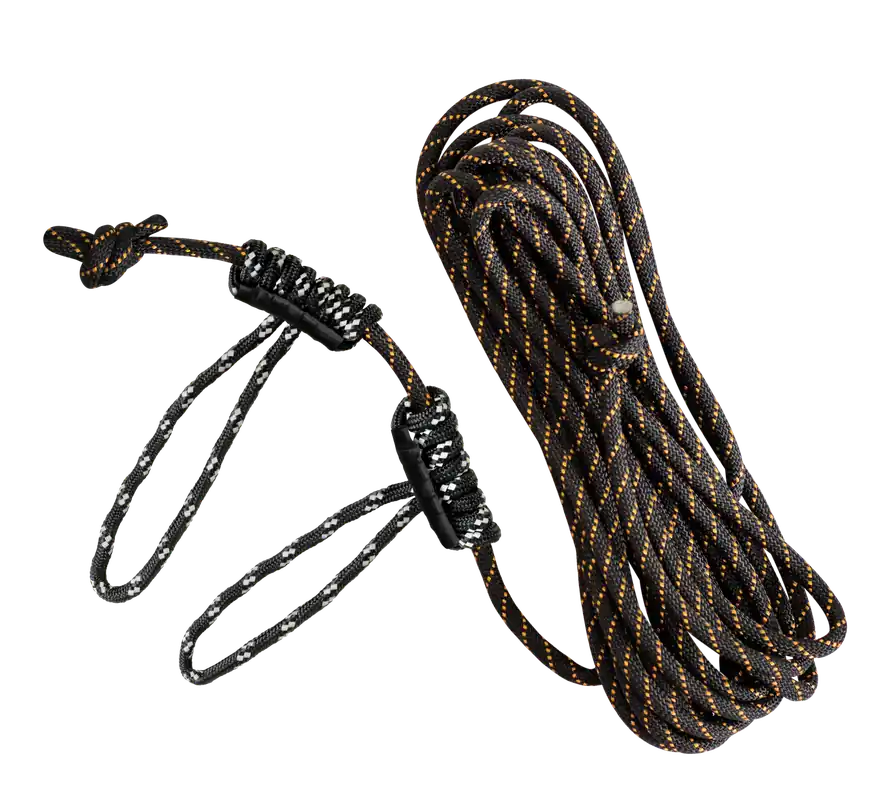 Muddy MUDMSA500 Safe-Line: Durable Black/Orange Nylon Safety Line