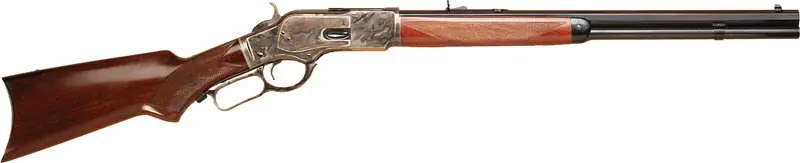 Cimarron 1873 Deluxe 44-40 Win 20" Octagon Blued Pistol Grip