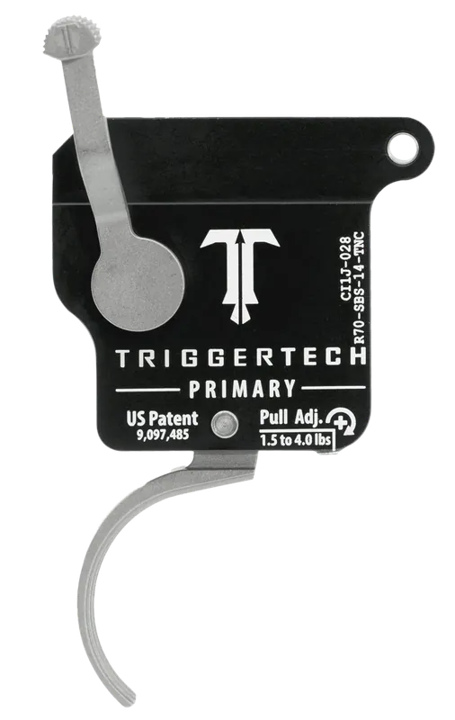 TriggerTech R70SBS14TNC Single-Stage Curved Trigger for Remington 700, 1.50-4 lbs Draw Weight