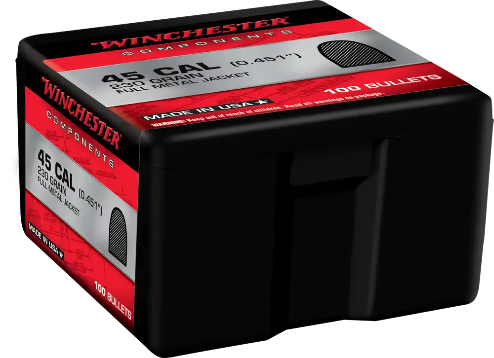 Winchester Ammo WB45MC230X 45Cal 230gr FMJ 100/Box