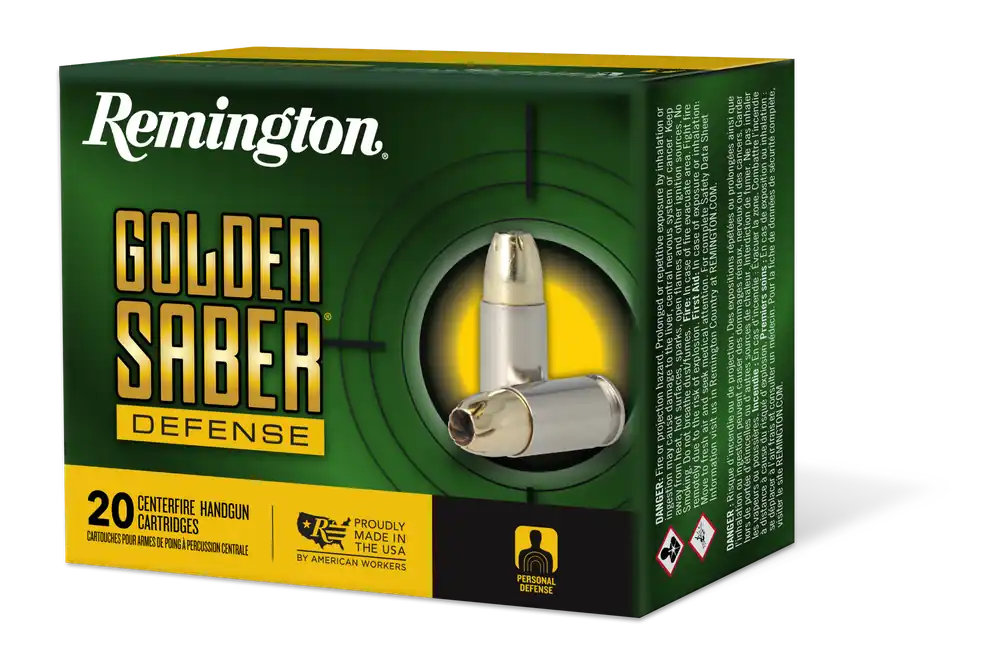Remington Golden Saber 357Mag 125gr JHP Ammo - 20/Box
