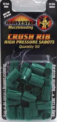 44CAL Bullets 50PK Crushed Rib Harvester Sabot Only for 50CAL