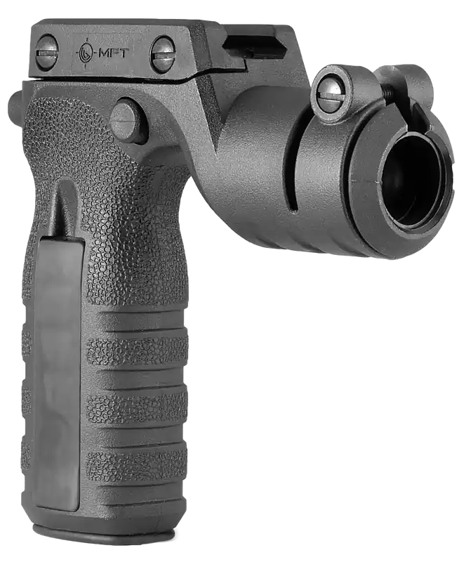 Mission First Tactical RTG Vertical Grip with Torch Holder for AR-Platform - Black Polymer