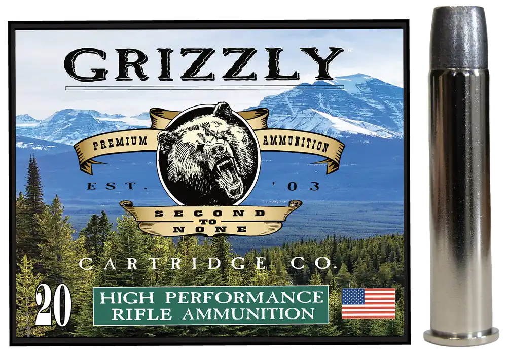 Grizzly Ammo 45-70 Gov+P 405gr Bonded Flat Point 20/Box
