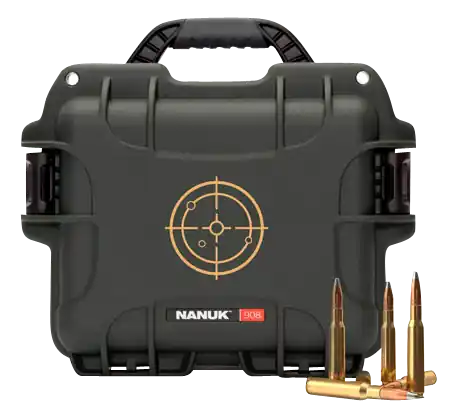 Nanuk 908AMMO1 223 Remington Black/White Resin 600 Rounds