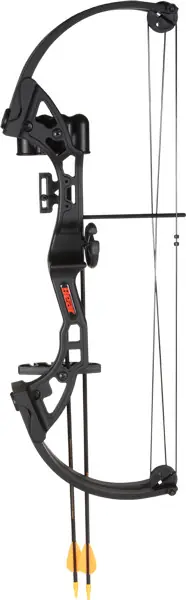 Bear Archery Youth Compound Bow Brave RH Black for Ages 8+