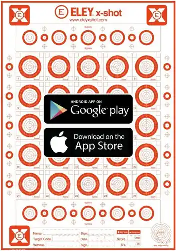 ELEY X-SHOT 25-Pack Target Set