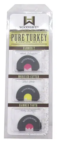 Woodhaven Custom Calls Pure Turkey 3-Pack Mouth Calls