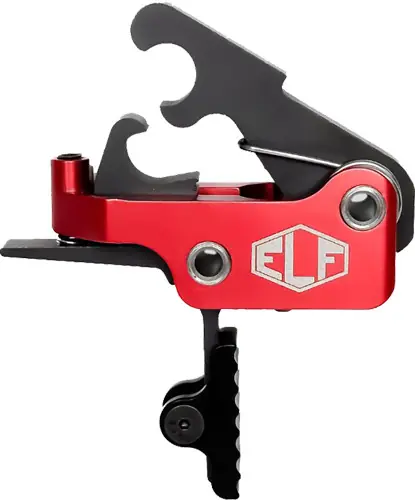 Black Elfmann Trigger for AR Platforms, Straight 2.75-4lbs