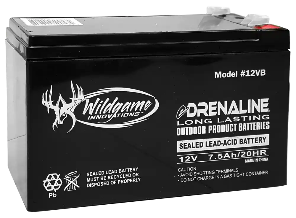 Wildgame Innovations Edrenaline 12V Rechargeable Battery - Black