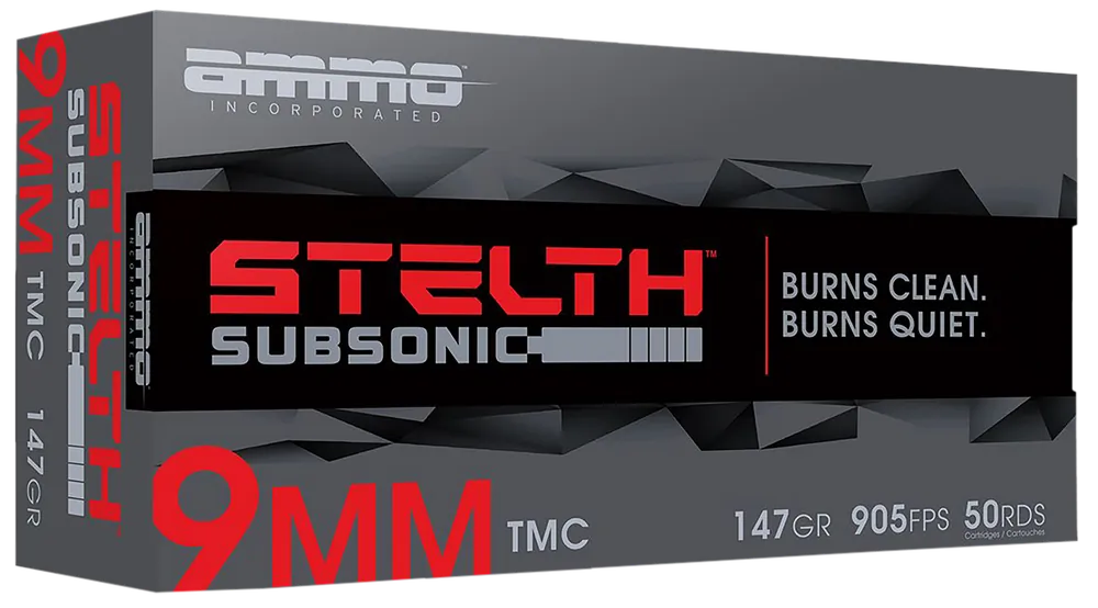 Ammo Inc stelTH 9mm Luger 147gr TMC 50 Rounds/Box