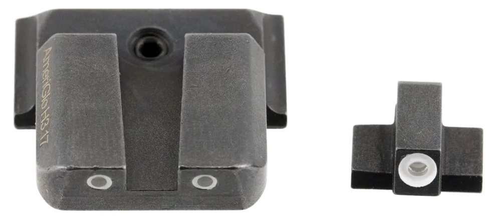 AmeriGlo SW801 Tritium Sight Set for Smith & Wesson M&P - Green Tritium with White Outline