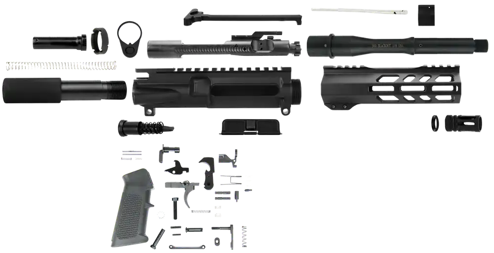 TacFire 300 Blackout AR-Pistol Kit SSPK300LPK7 - Black Steel