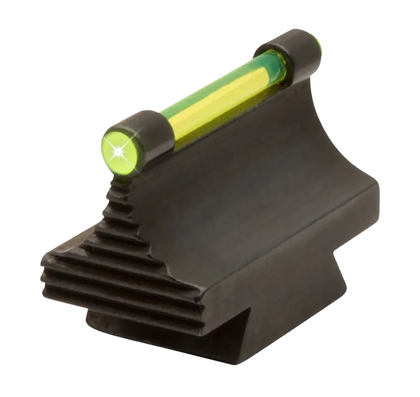 TruGlo TGTG95530RG Green Fiber Optic Front Sight with Black Frame, 3/8" Dovetail, .530" High