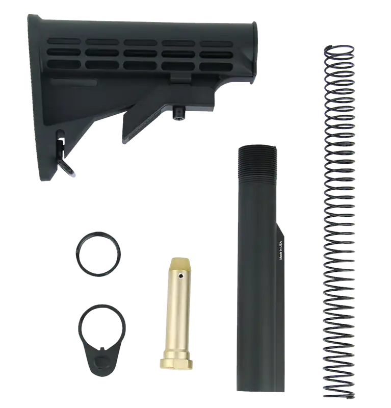 TacFire MAR084 Mil-Spec M4 Stock Kit in Black