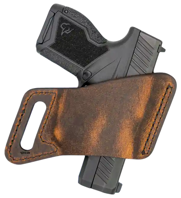 Versacarry 12102 Arma OWB Size 02 Brown Leather Belt Slide Holster