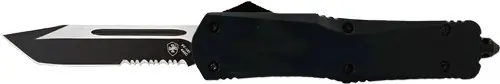 Large Black Tanto OTF Knife - 3.5" Blade