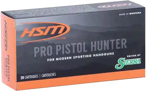 HSM 500 S&W Mag 400 gr JSP Ammo - 20 Rounds per Box