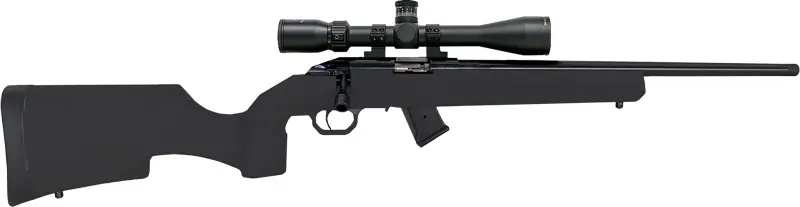 18" 1/2-28 BlackHowa M1100 GamePro .22LR Rifle with 4-12x40 Scope