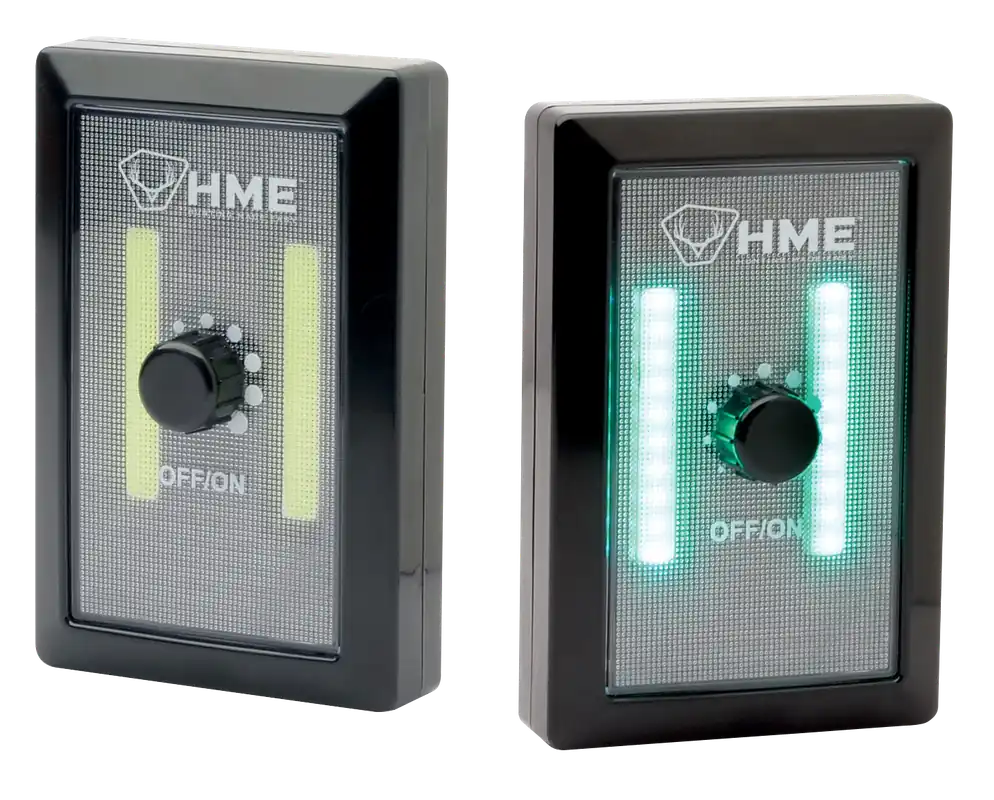 HME COBGWS LED Wall Switch - Black ABS Plastic, 200 Lumens, Green Light