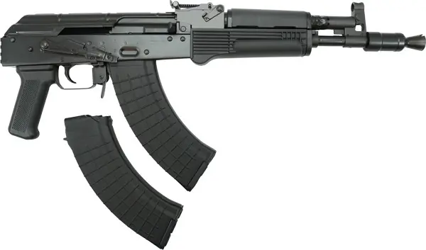 Pioneer Arms Hellpup Pro 11.25" 7.62x39 with 2-30 Round Magazines - Black