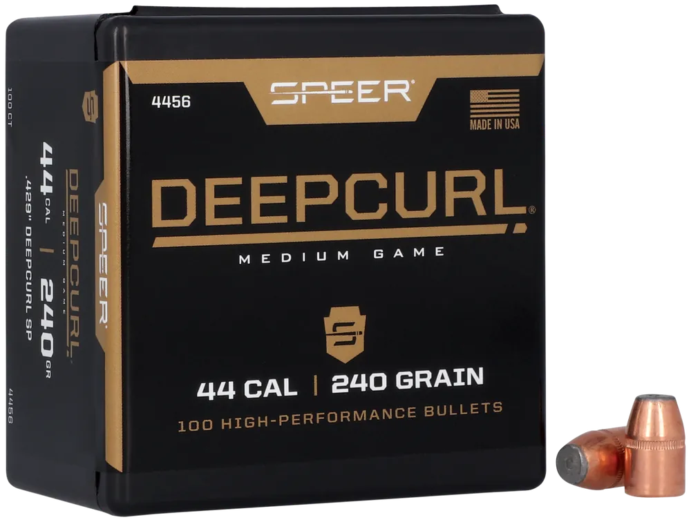 Speer 4456 DeepCurl .44 Cal 240gr Soft Point - 50/Box, 5/Case