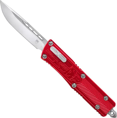 CobraTec Small Sidewinder OTF 2.5" Drop Point - Red
