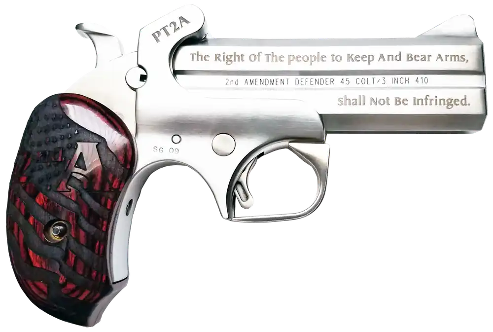 Bond Arms PT2A 38 Special/.357 Mag Stainless Steel with Rosewood Grip