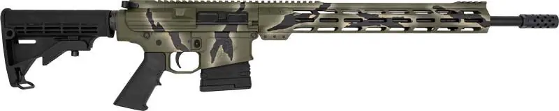 NIT 10RD Pursuit Green Camo AR10 Rifle .308 Win 18"