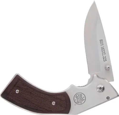 3" Folding Knife with Wood Grips - S&W Model 325 Revolver