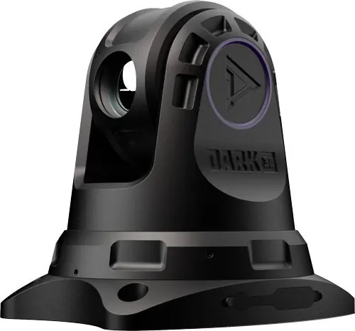 640x480 Thermal PTZ Camera with 17MC and 5 Dark Color Palettes