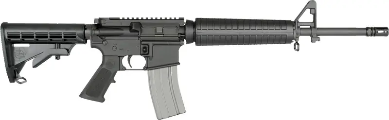 16" Barrel 6 Position A2 Sight Black RRA Mid-Length A4 6.8 SPC