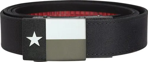 1.5" Black/Texas Buckle Nexbelt Guardian Everyday Carry Gun Belt