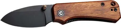 CIVIVI Baby Banter 2.34" Wood/Black Stonewash Linerlock Knife
