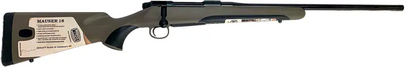 Mauser M18 Savanna .308 Win 22" Blued Tan Synthetic Threaded Barrel