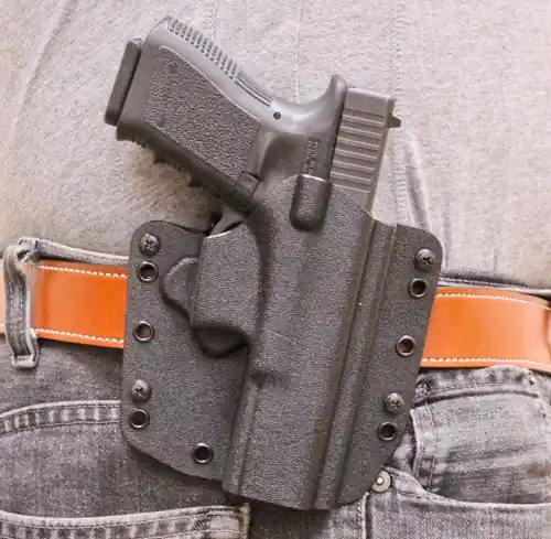 DeSantis SL Raptor Kydex Holster for Glock 19 - IWB/OWB RH Black