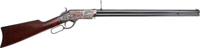 Cimarron 1860 Henry 44-40 Win 24" Steel Frame Blued Walnut