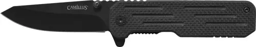 Camillus Choff 2.75" Stainless Steel Blade with Nylon Handle - Black Drop Point