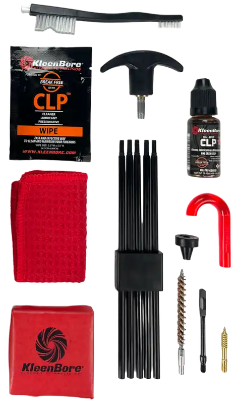 KleenBore K204 Rifle Cleaning Kit for .25/.243/6.5mm Calibers
