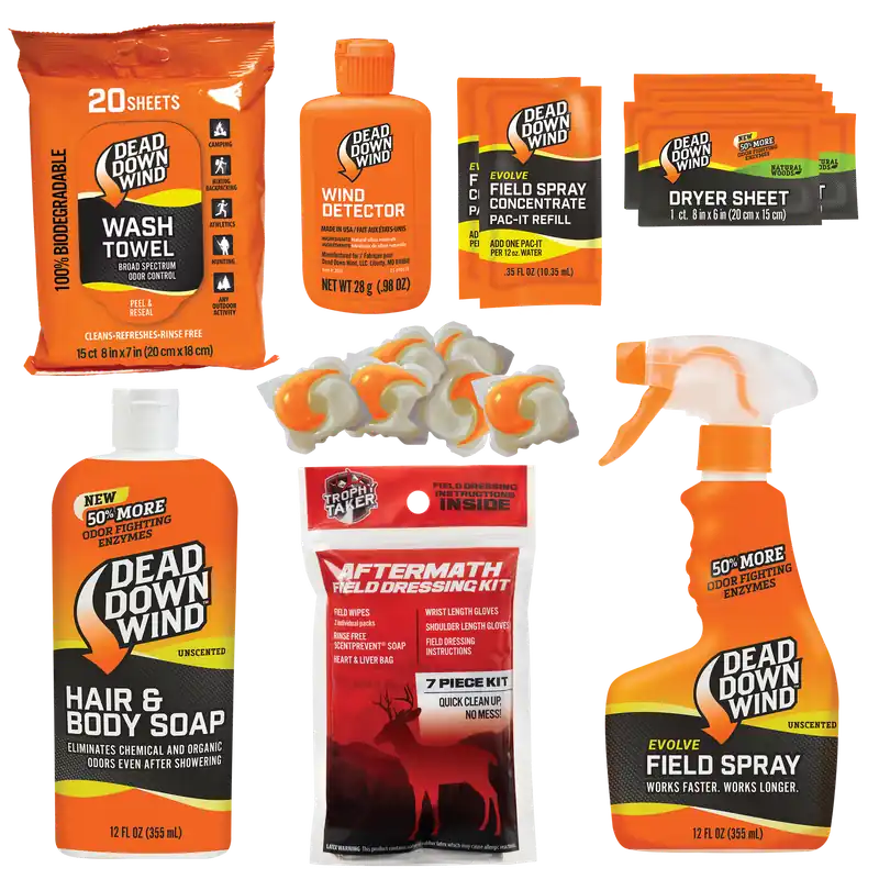 Dead Down Wind Super Slam Odor Eliminator Kit - 25 Piece Unscented Set