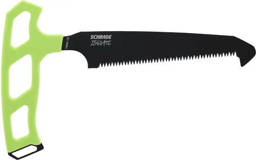 Schrade 5" SK5 Bone Saw Knife - Black/Green Handle