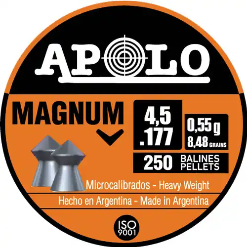 Hatsan Apolo .177 Magnum 8.48 Grain Pellets - 250 Pack