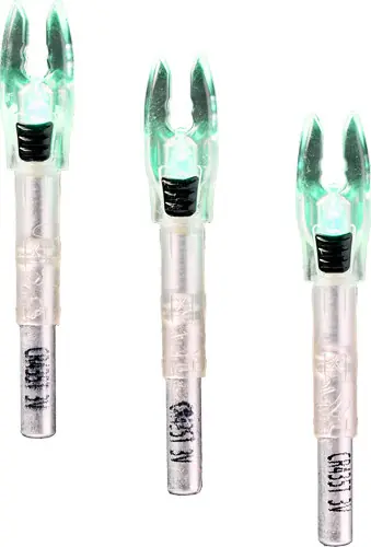 Universal Green 3-Pack Knockturnal Shift Lighted Nock