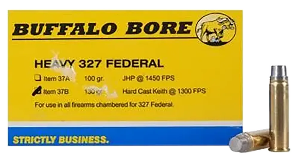 Buffalo Bore 327 Federal Mag 130gr Hard Cast Ammo - 20 Rounds/Box