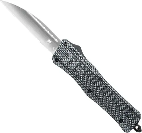 Carbon Fiber 3" Wharncliffe Cobratec Medium CTK-1 OTF Knife