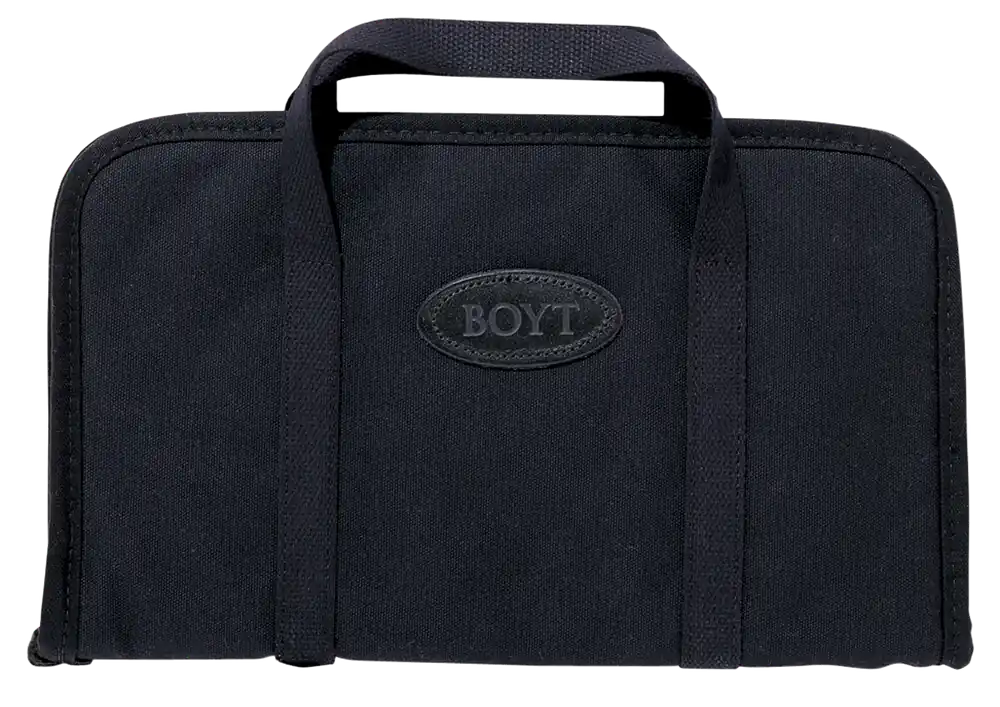 Boyt Harness Black Canvas Rectangular Pistol Rug for Handgun Storage