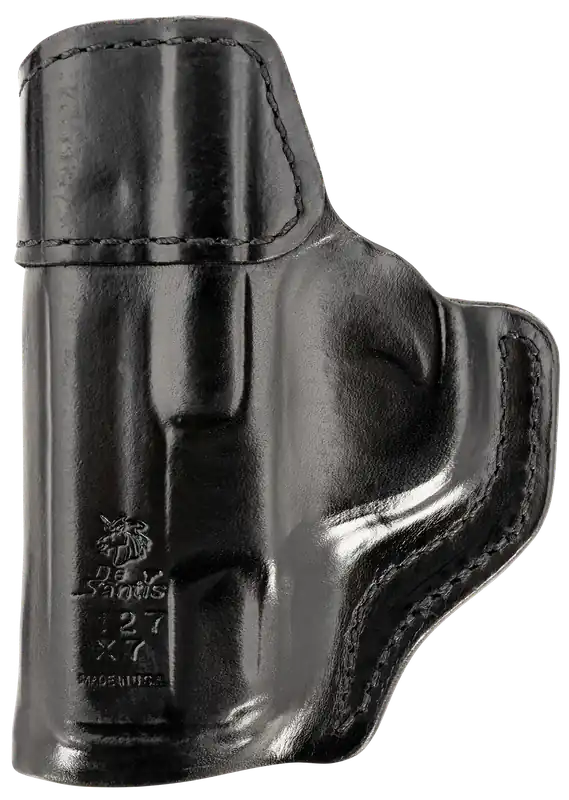 DeSantis Gunhide Inside Heat IWB Holster for S&W M&P Shield 9/40 - Right Hand, Black Leather