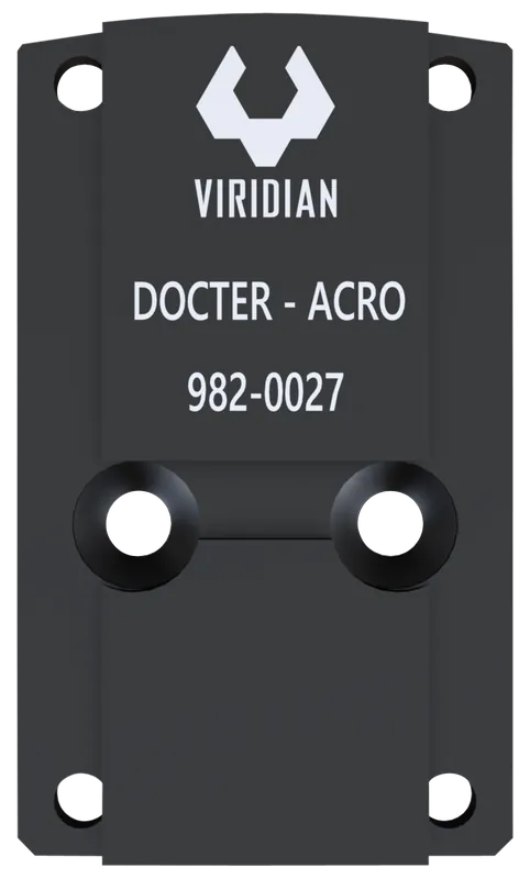 Viridian RFX45 Docter Mount Adapter - Black Anodized Finish