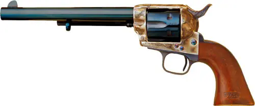 Cimarron U.S. Cavalry 7.5" .45 LC Revolver - Charcoal Blue Finish